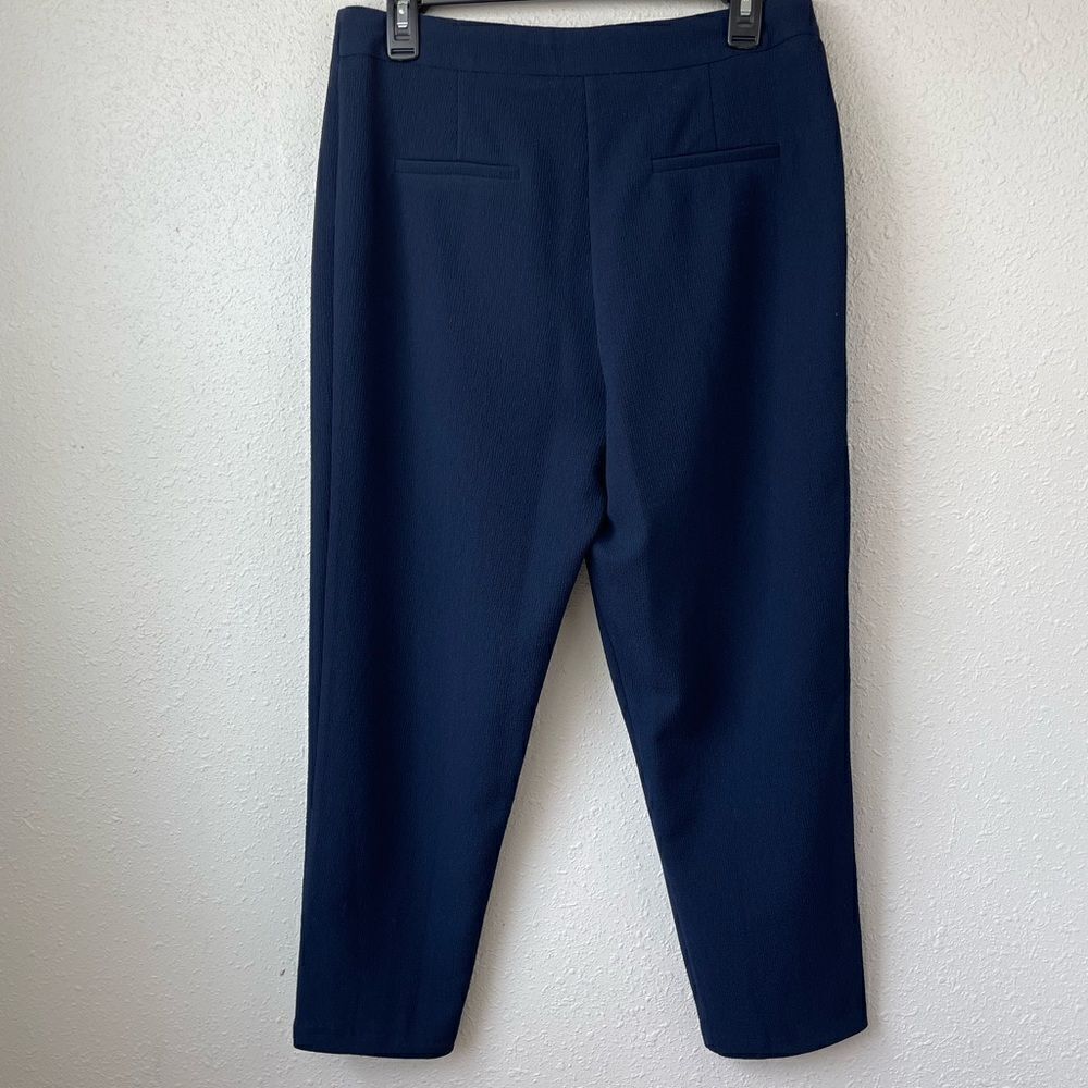NWT Top Shop Cropped Blue Pants Size 8